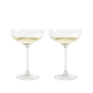Riviera Maison Champagneglazen set - With Love Coupe - 2 stuks