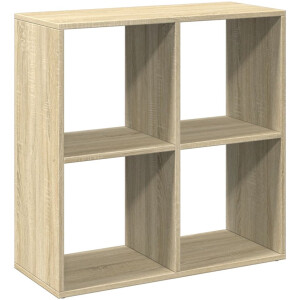 vidaXL - Kamerscherm - / - boekenkast - 69,5x29x69,5 - cm - hout - sonoma - eikenkleur