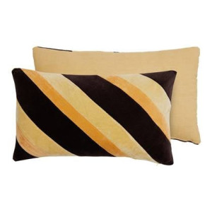 HKliving Striped Velvet Sierkussen 35 x 60 cm - Fame