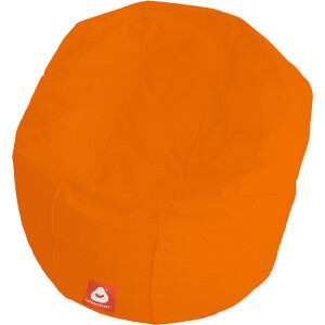 Whoober ronde zitzak Ibiza L outdoor oranje - Wasbaar - Voor binnen en buiten