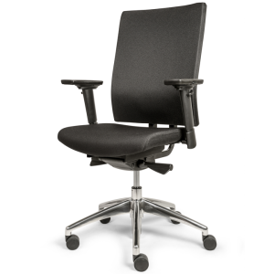 Bureaustoel Xtreme Comfort - Prettige kantoorstoel met veel instelmogelijkheden - Met verstelbare lendensteun - Zwart