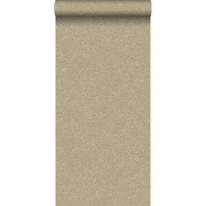 Origin Wallcoverings behang effen kaki grijs - 53 cm x 10,05 m - 34594