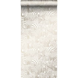 Origin Wallcoverings behang zebra's grijs - 53 cm x 10,05 m - 346837