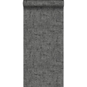 Origin Wallcoverings behang bakstenen zwart - 53 cm x 10,05 m - 347571