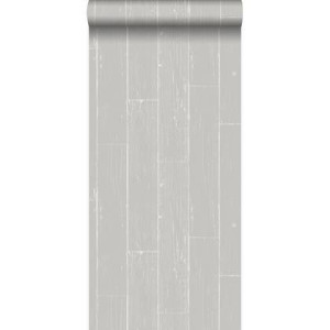 Origin Wallcoverings behang verweerde houten planken grijs - 53 cm x 1