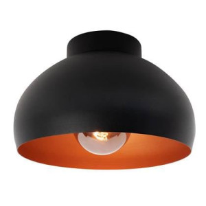 EGLO Mogano 2 Plafondlamp - E27 - Ã28 cm - Zwart|Koper