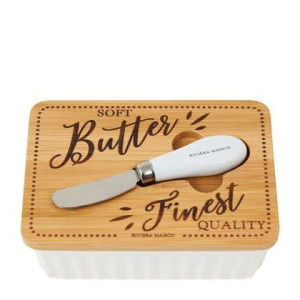 Riviera Maison Finest Quality Butter Dish 16x11x6
