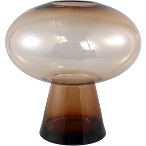 PTMD Minty Vaas - 30 x 30 x 30 cm - Glas - Bruin