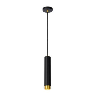 Lucide FLORIS - Hanglamp - Ã 5,9 cm - 1xGU10 - Zwa