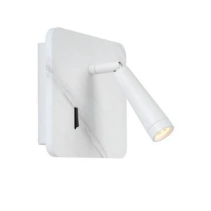 OREGON - Bedlamp - LED Met USB oplaadpunt - Wit