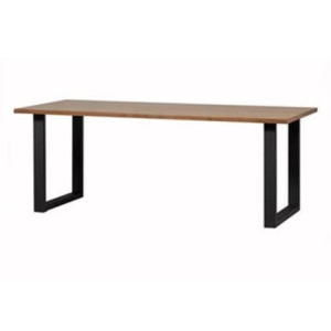 WOOOD Jimmy Eettafel U-Poot - 220 x 90 - Notenfineer