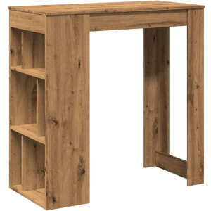 vidaXL Bartafel - 102x50x103,5 cm - Artisanaal Eiken Bartafel - Bartafels - Statafel - Statafeltje