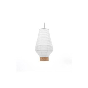 Kave Home - Lampenkap Hila voor plafondlamp van wit papier en