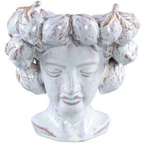 PTMD Alani Standbeeld Vrouw - 23 x 21 x 22 cm - Keramiek - Wit