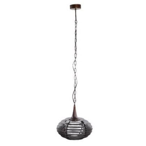 PTMD Hanglamp Norris - 40x40x39 cm - Metaal - Koper