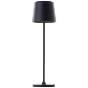 Brilliant Kaami Tafellamp - Ã 10 cm - Zwart