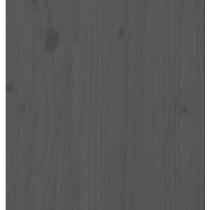 vidaXL Dressoir - Dressoirs - Bijzetkast - Consolekast - Dressoir 100x40x75 cm massief grenenhout grijs