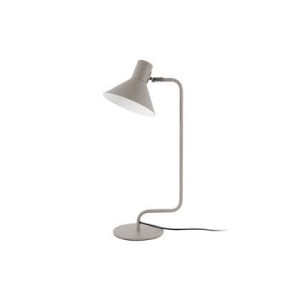 Leitmotiv - Table lamp Office Curved metal warm grey