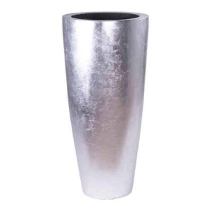 Vase The World Kentucky Bloempot Ã 47 cm - Zilver