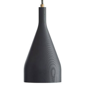 Hollands Licht Timber hanglamp medium Ã10 zwart essen