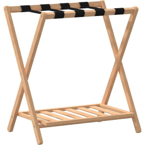 vidaXL - Bagagerek - 68x38x58 - cm - bamboe