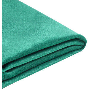 FITOU - Bekleding bed - Donkergroen - 90 x 200 cm - Fluweel