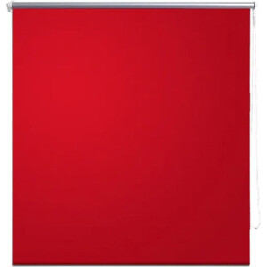 vidaXL - Rolgordijn - verduisterend - 84,4 - x - 175 - cm - stofbreedte - 80 - cm - rood