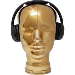 Kare Design Decofiguur Headphone Mount Gold Metallic