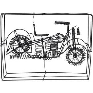 Kare Design Decofiguur Wire Harley Bike 32cm
