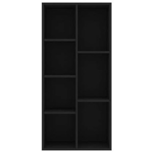 Prolenta Premium - Boekenkast 50x25x106 cm bewerkt hout zwart