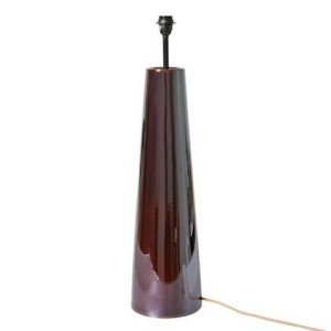 HKliving Cone Lampenvoet XL - Glossy Brown