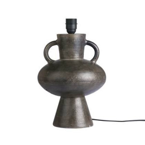 HKliving Amphora Lampenvoet - Rough Grey