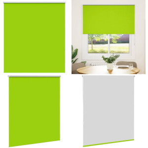 vidaXL Rolgordijn verduisterend 125x130 cm stofbreedte 121,6 cm - Rolgordijn - Rolgordijnen - Dag- En Nachtgordijn - Verduisterend Rolgordijn