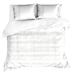 Linolux Dekbedovertrek Cedar White Lits-jumeaux