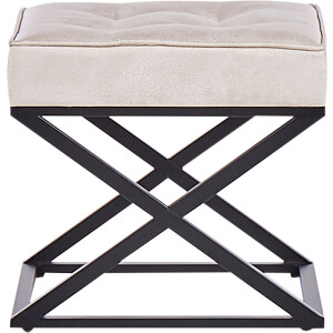 MURDO - Hocker - Beige - Kunstleer