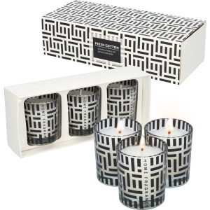 Kaarsen - Geurkaarsen in glas - Sfeerverlichting met een heerlijke geur - In een set van 3 - Een luxe geschenkset voor zowel mannen als vrouwen - Verschillende kleuren en geuren - Compacte en kleine kaarsjes - Ideale sfeermakers in huis! - Ancient