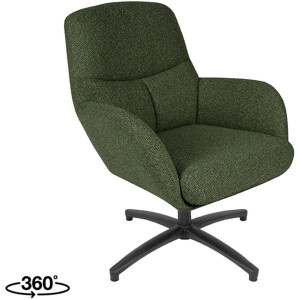 LABEL51 Chill Zone Fauteuil - GROEN - Royal Stof - One Size - - - Met Armleuning