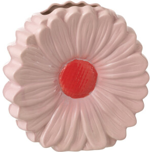 J-Line vaas Bloem - porselein - roze