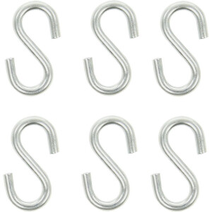 ProPlus S-Haak - Ø 3 mm 2.9 x 1.3 cm 6 stuks - Blister
