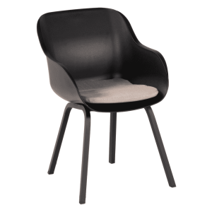 Hartman Tuinstoel 'Le Soleil' kleur Zwart