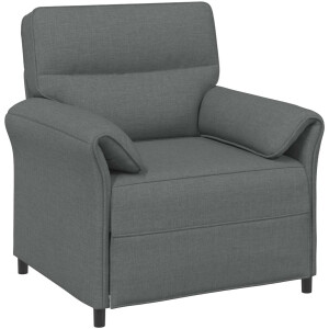 vidaXL - Bank - 100% - polyester - metalen - frame - MDF, - Multiplex