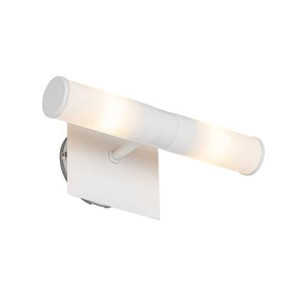 QAZQA Moderne badkamer wandlamp wit IP44 2-lichts - Bath