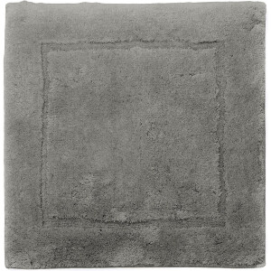 Casilin WC-mat Antislip Orlando - 60x60cm - Vierkante Badmat - Waterabsorberend - Wasbaar en Sneldrogend - Acryl - Grijs, Mouse