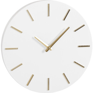 Mica Decorations - Brixen Wandklok - Ø36 cm - Wit