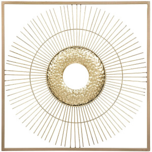 BELIANI MERCURY - Wanddecoratie - Goud - Metaal