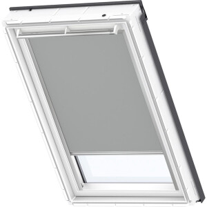 VELUX Origineel Verduisterend Rolgordijn (DKL) Wit Kozijn, U08, 808, 8, Grey