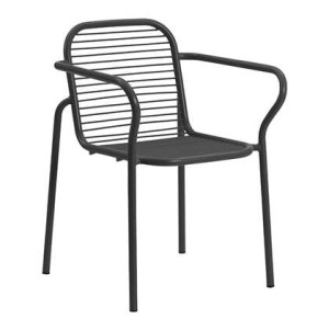 Normann Copenhagen Vig Tuinstoel met Armleuning - Zwart