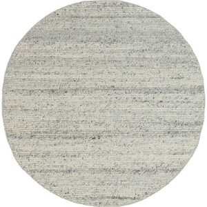 MOMO Rugs Sten Grey Rond Vloerkleed - 200 rond - Rond - Laagpolig,Rond,Structuur Tapijt - Industrieel - Grijs, Wit, Zwart