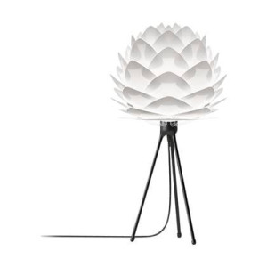 Umage Silvia Mini tafellamp white - met tripod zwart - Ã 32 cm