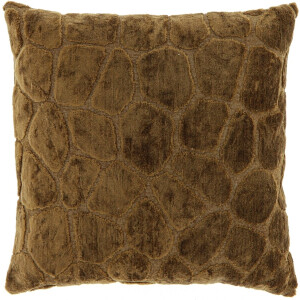 Unique Living Sierkussen Elina - Viscose - Bruin - 45 x 45 cm (BxH)